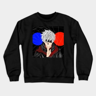 gojo unlimited void in sensei teaching curse Crewneck Sweatshirt